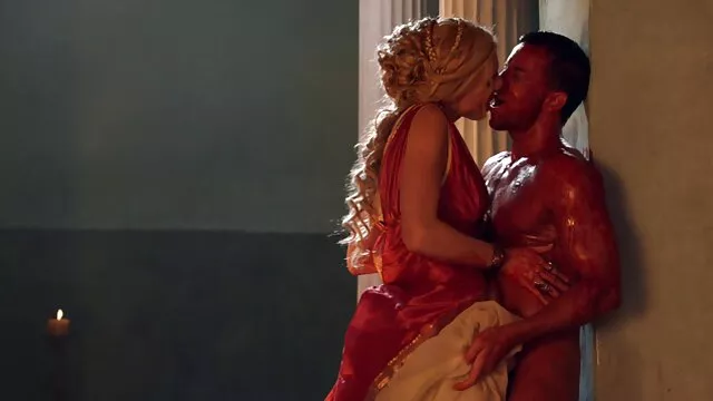 A mature black sex gay nain woman fucks furiously with her white lover in bed