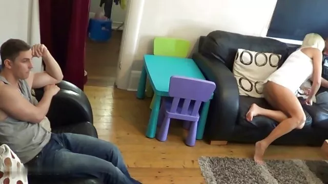 Young skinny blonde gets her tight shaved pussy drilled nain gay porn